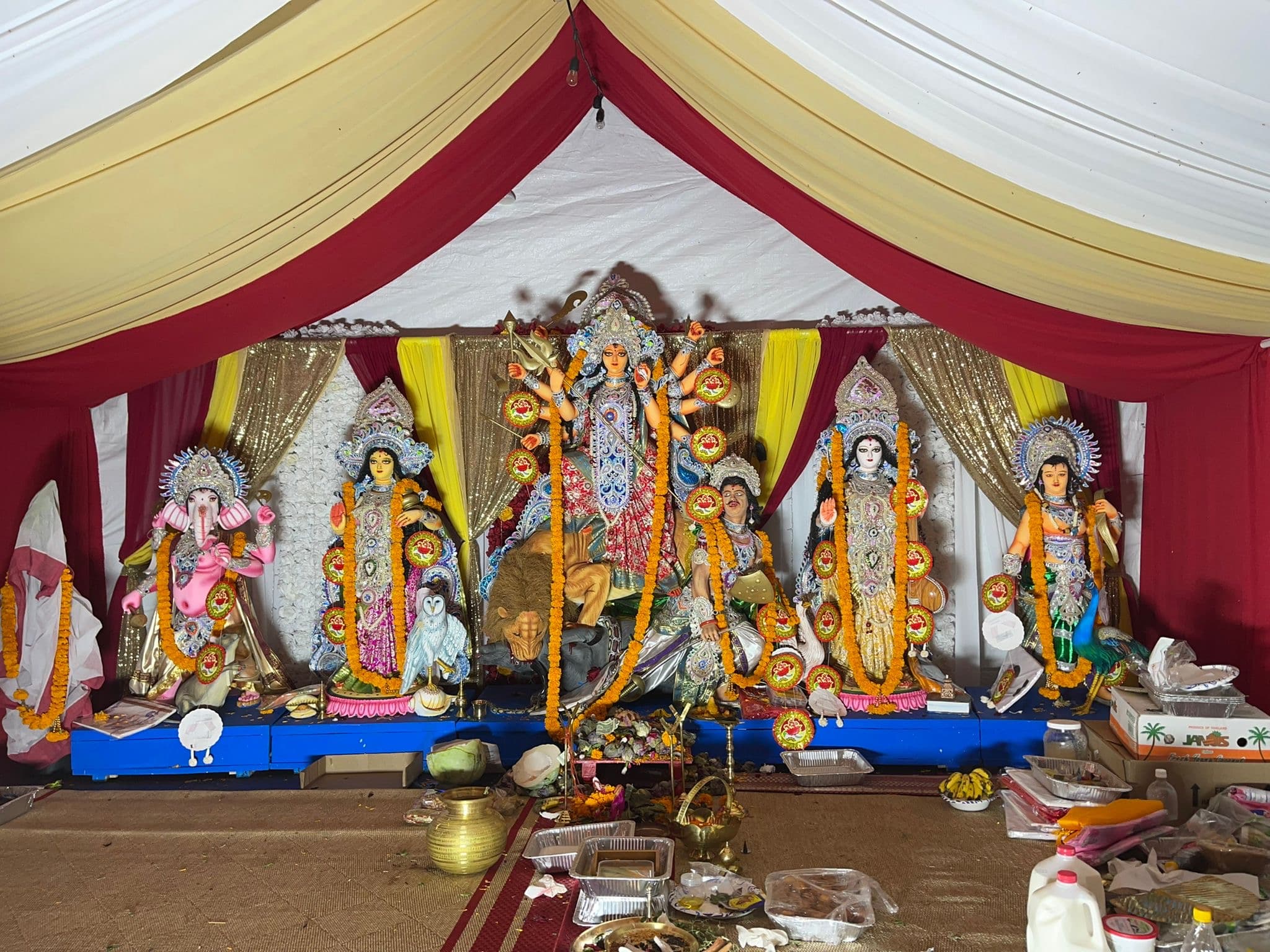 The First Durga Puja